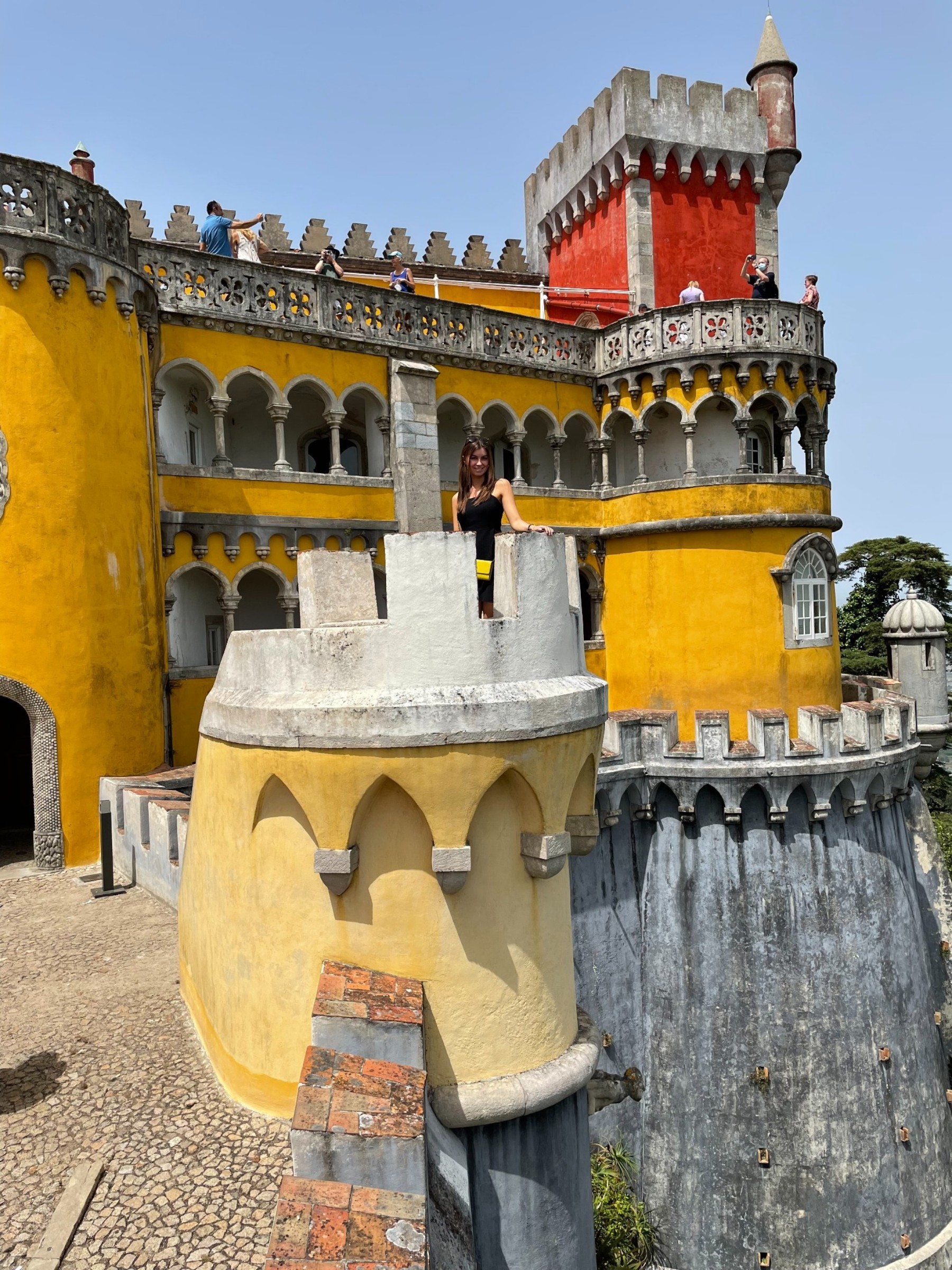 Cate at Pena Palace in Sintra