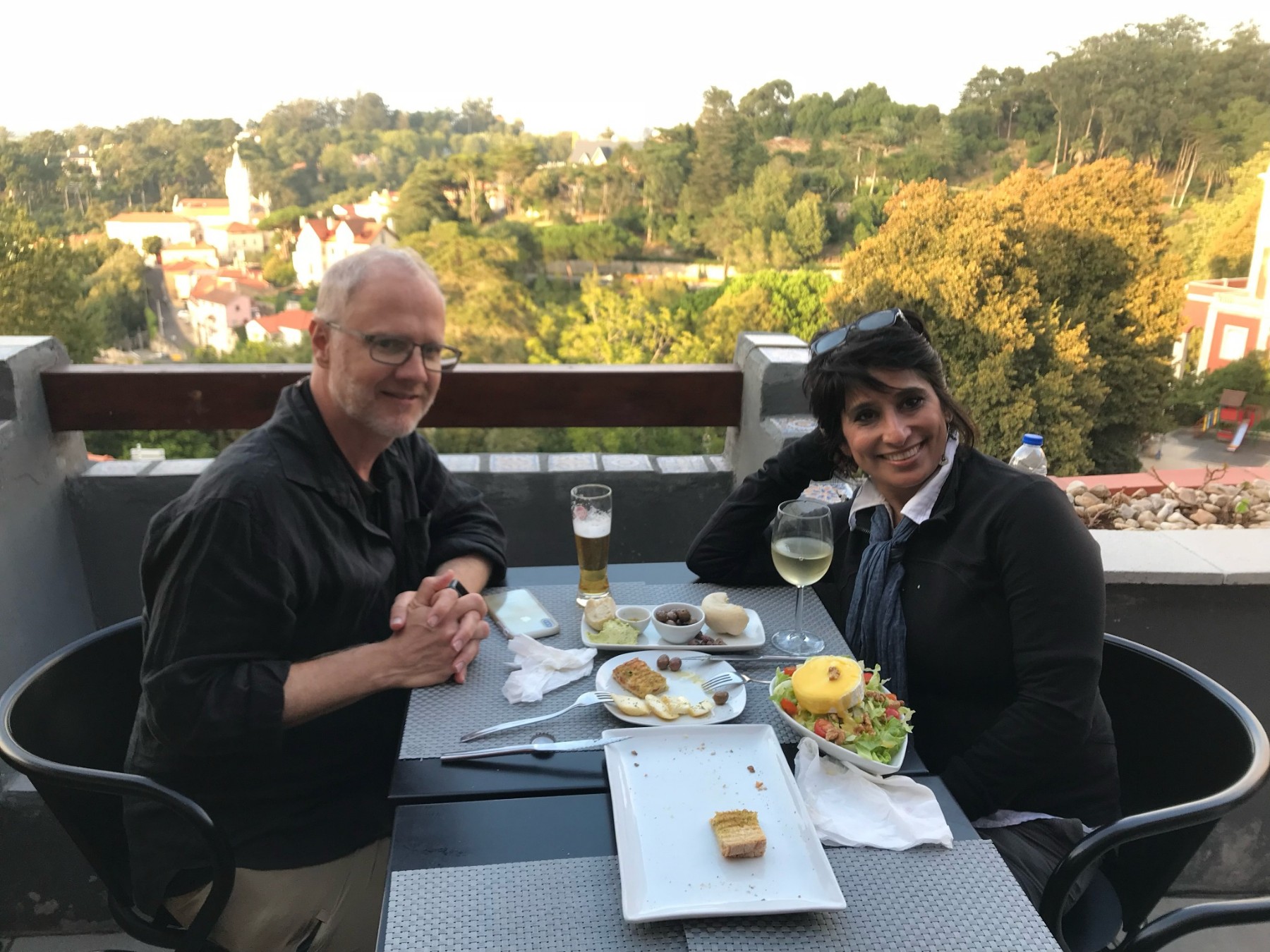 Aradhna and Grant at Dona Maria restaurant